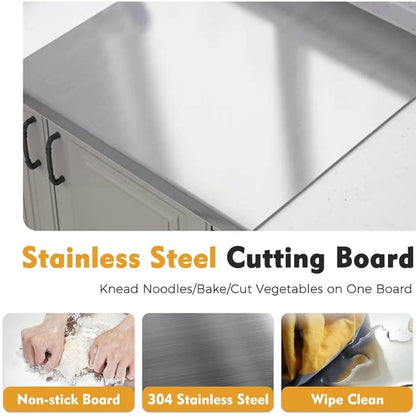 Premium Stainless Steel Cutting Board